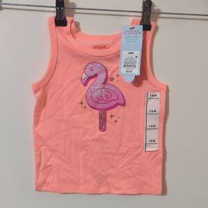 Cat & Jack Coral Flamingo Tank Top for Kids